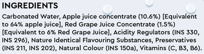 Premium Crafted Fruit Soda - Combo Pack (3 Mixed Berry + 3 Apple) | Pack of 6 | 250 ml